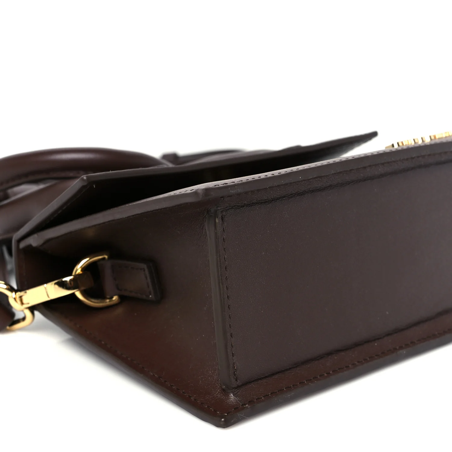 Smooth Calfskin Le Chiquito Noeud Dark Brown