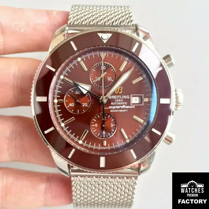 Breitling Superocean Heritage II Chronograph 46 A1331233 / Q616 / 152A GF Factory Chocolate Dial