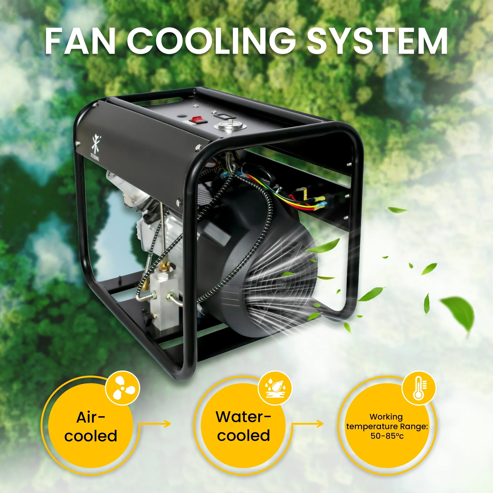 TUXING 4500Psi PCP Air Compressor,Scuba Tank Diving Compressor for Filling Pcp Air Rifles,Scuba Diving Tanks