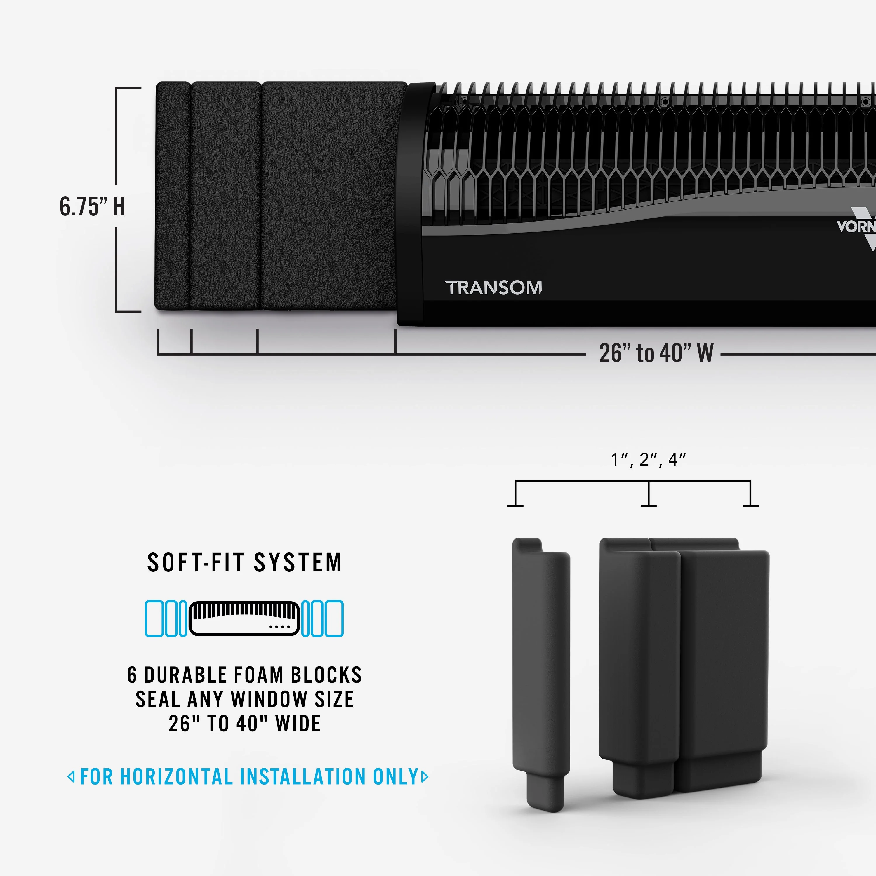 Transom Window Air Circulator