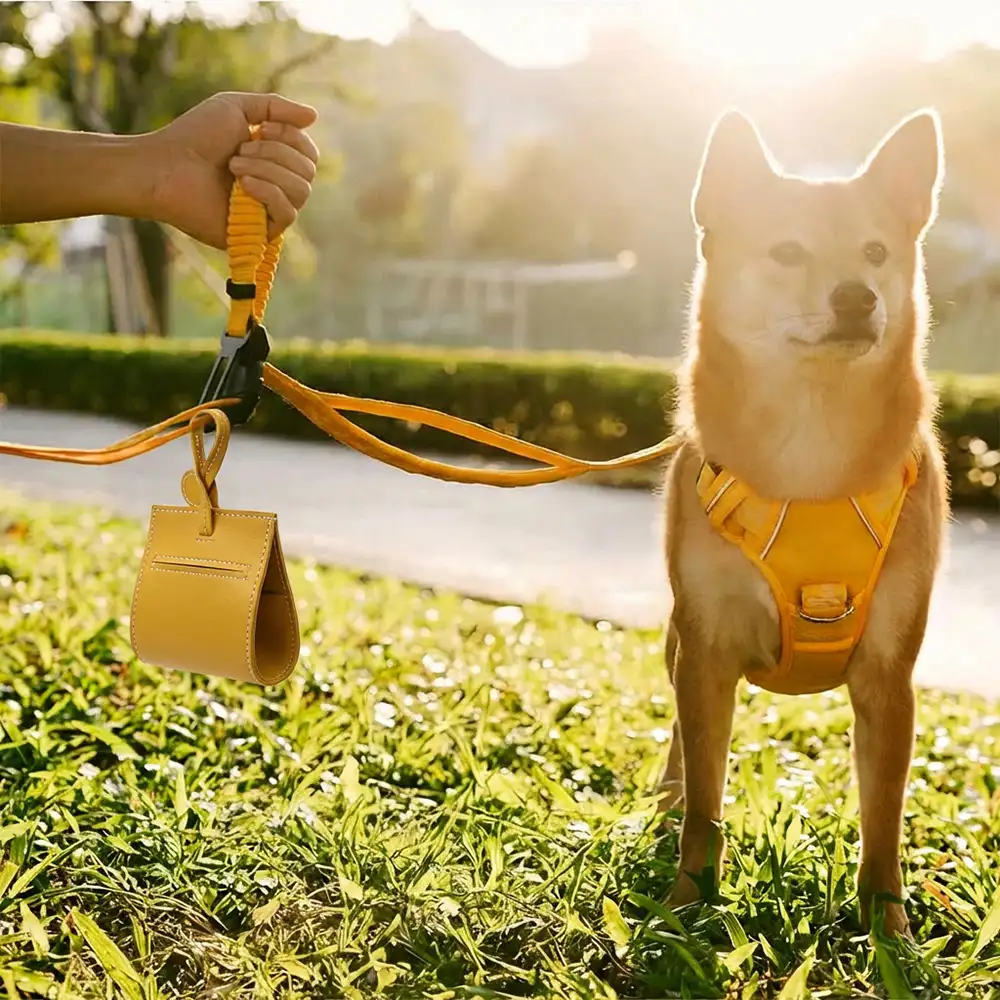PU Leather Dog Poop Bag Dispenser