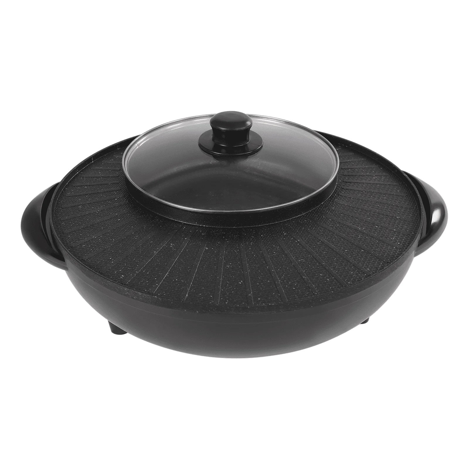 MONIPA Circular Edition Hotpot Grill Combo Indoor BBQ Parties Electric Hot Pot
