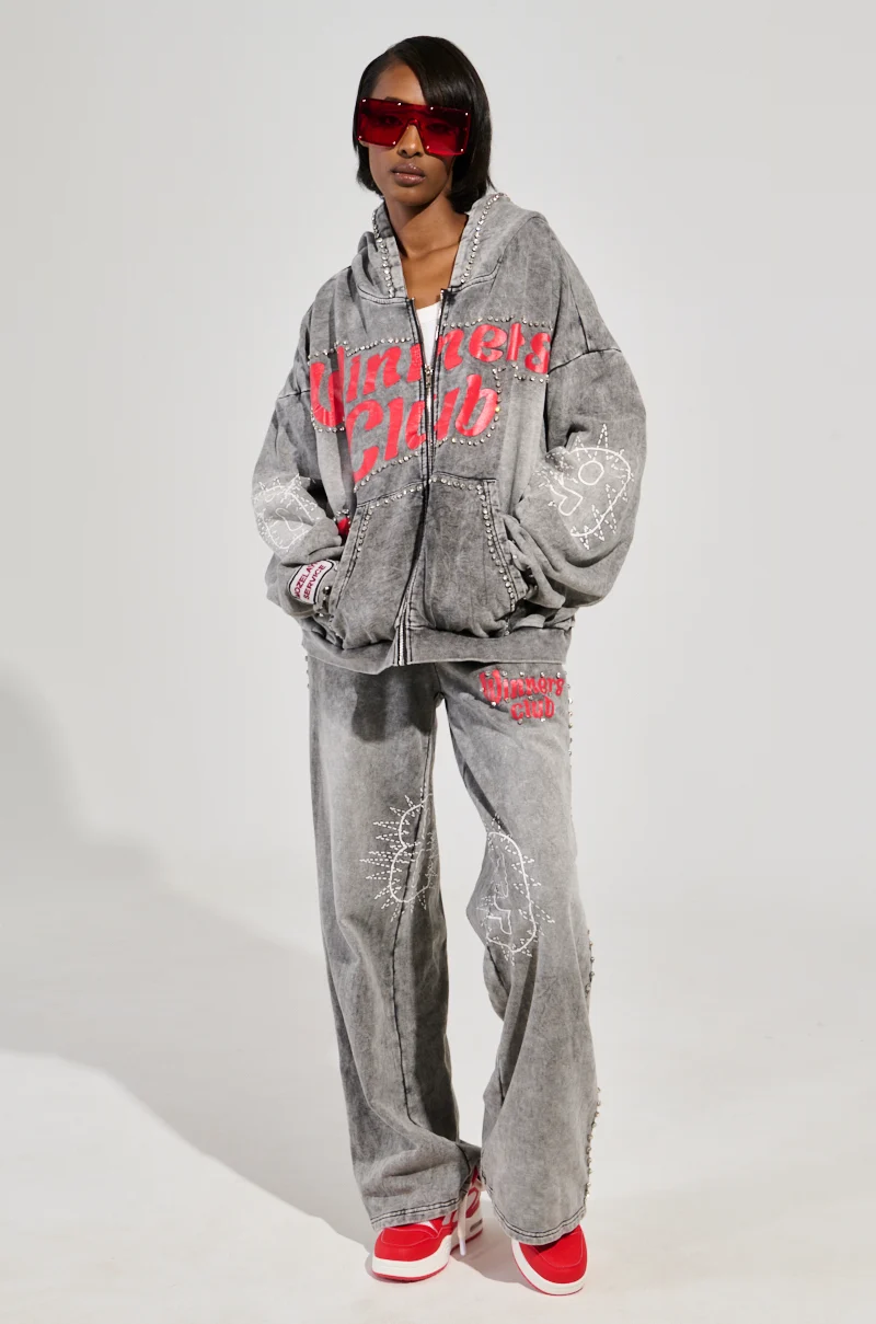 WINNERS CLUB WIDE LEG JOGGER - Akira Store