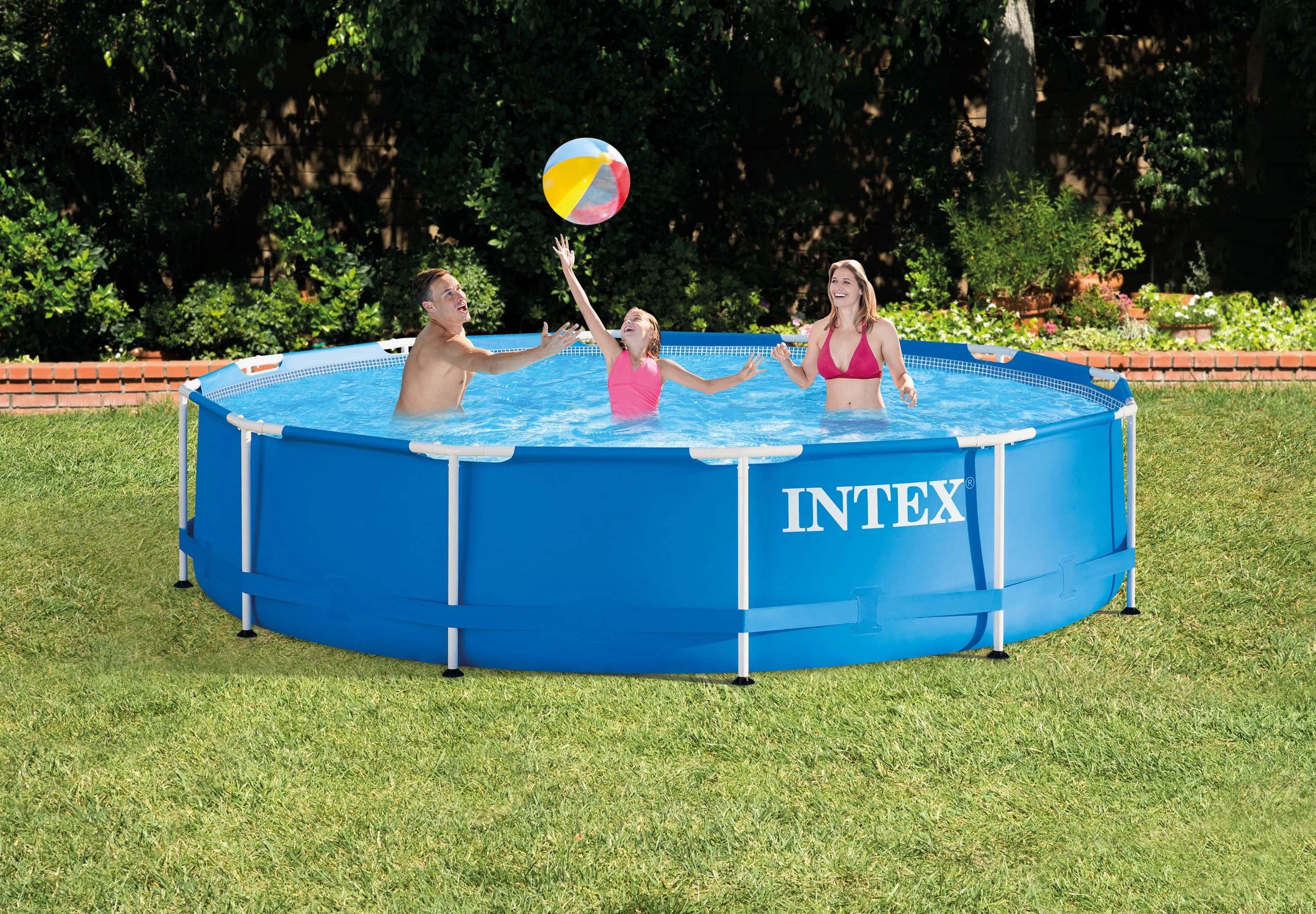 12' x 30" Round Metal Frame Above Ground Pool, Filter, Cover, Maintenance Kit - Image 3