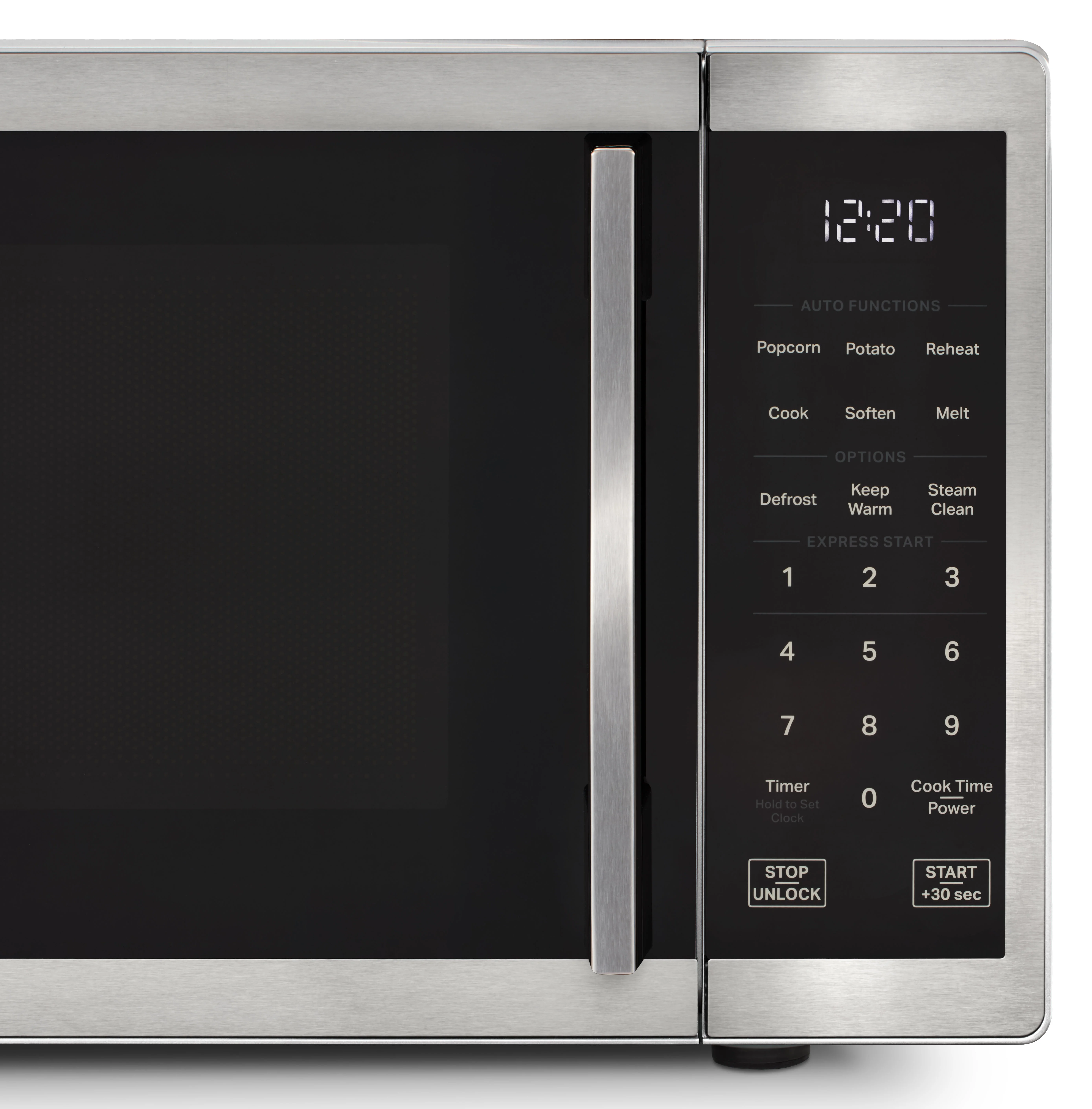 Whirlpool 0.9 Cu. Ft. Stainless Steel Countertop Microwave with Steam Clean - 900 Watt