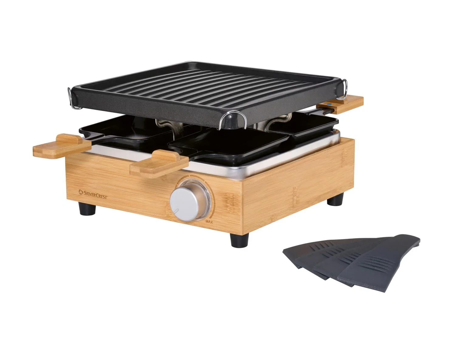 SILVERCREST Raclette-gril en bambou