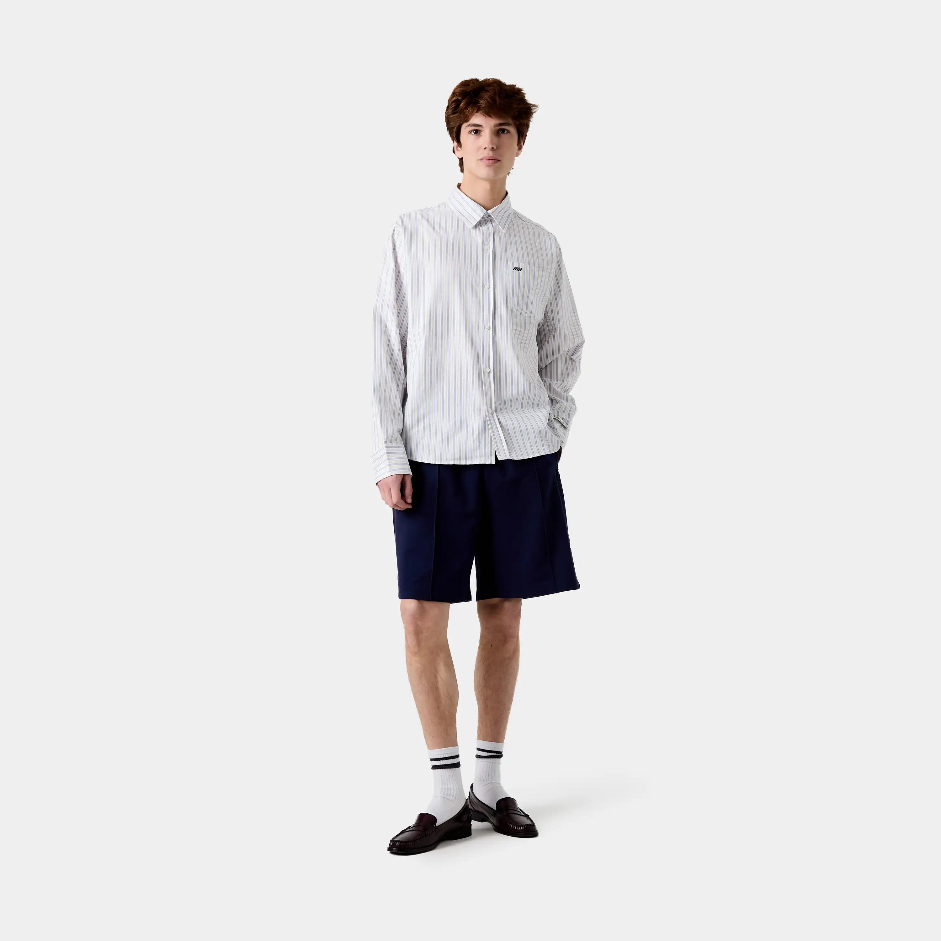 Faelled Blue Boxy Shirt