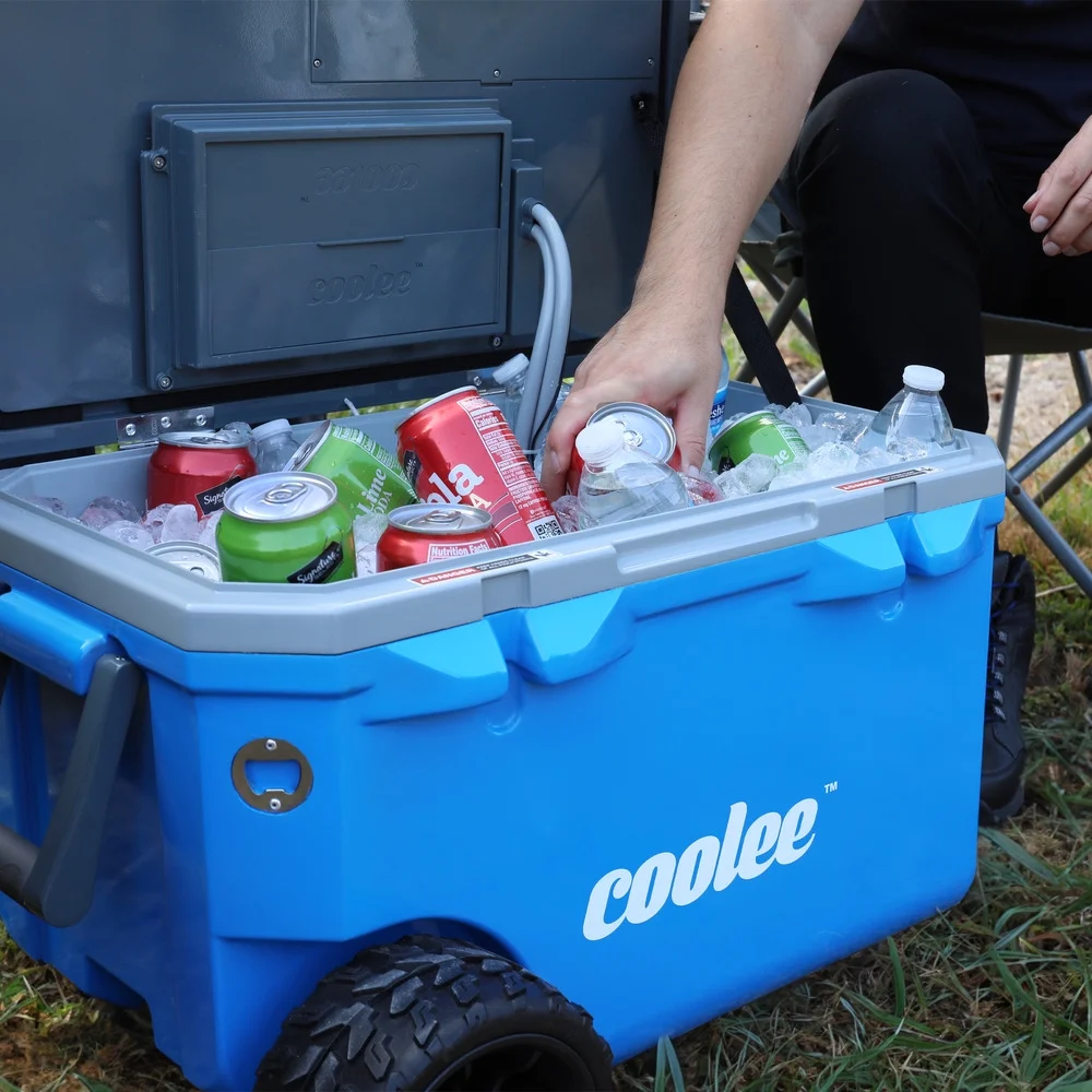 CL-50R Portable Air Cooler Ice Chest w/ Air Flow Nozzles and High Capacity Power Bank Connection Remote Control - Image 3