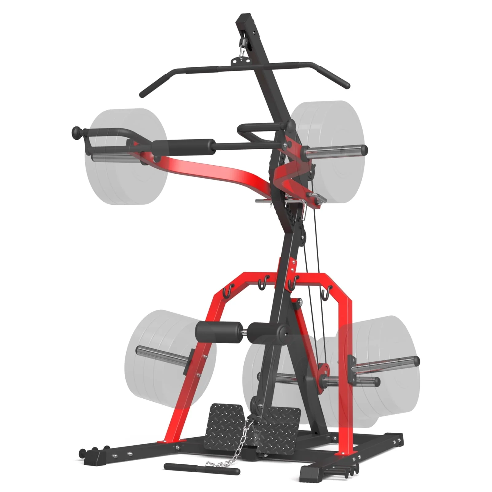 Syedee Leverage Gym, 2055 lb Bench Press Machine for Strength Training, Adjustable Full Body Workout Machine for Home Gym