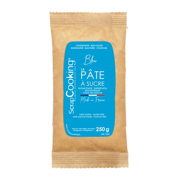 Fondant 250 g blå