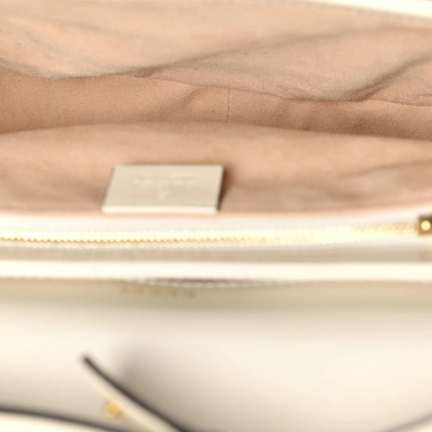 GG Supreme Monogram Horsebit 1955 Shoulder Bag Beige Mystic White