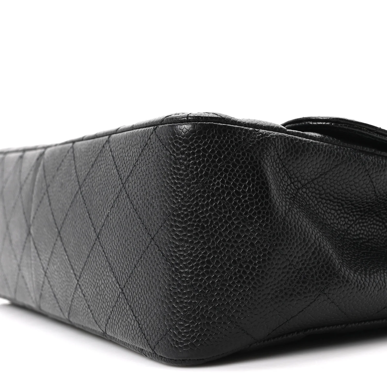 Caviar Quilted Jumbo Single Flap Black