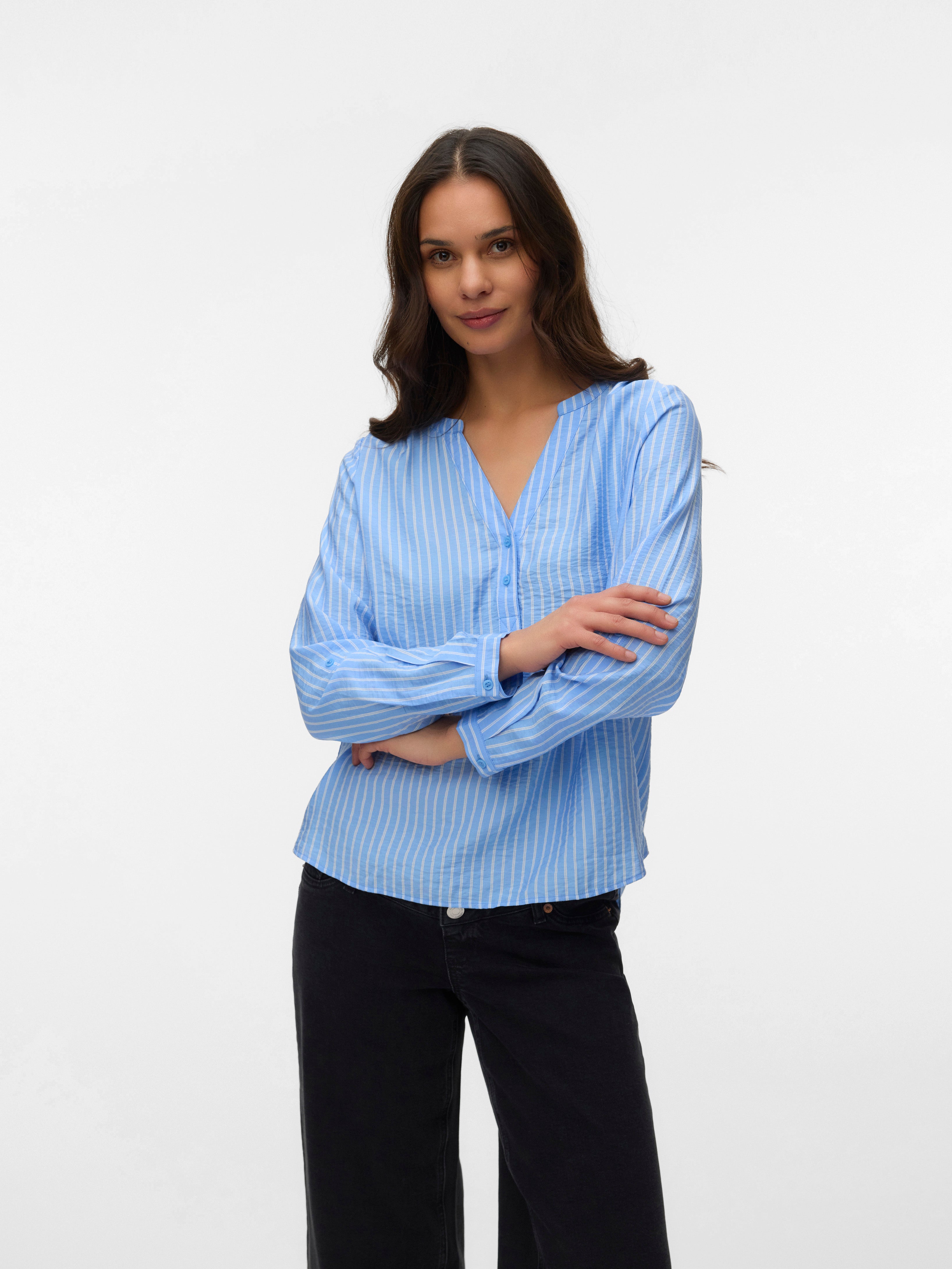 VERO MODA® Regular Fit V-Neck Top