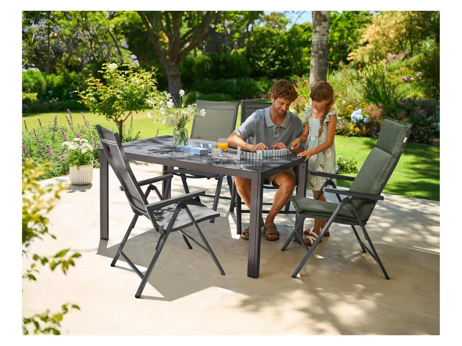 LIVARNO Table de jardin en aluminium Houston / Toronto