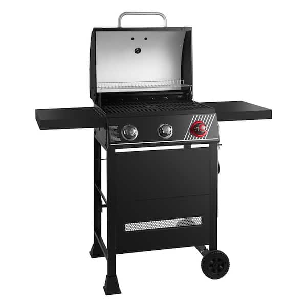 3-Burner Propane Gas Grill in Matte Black with TriVantage Multi-Functional Cooking System - Image 10