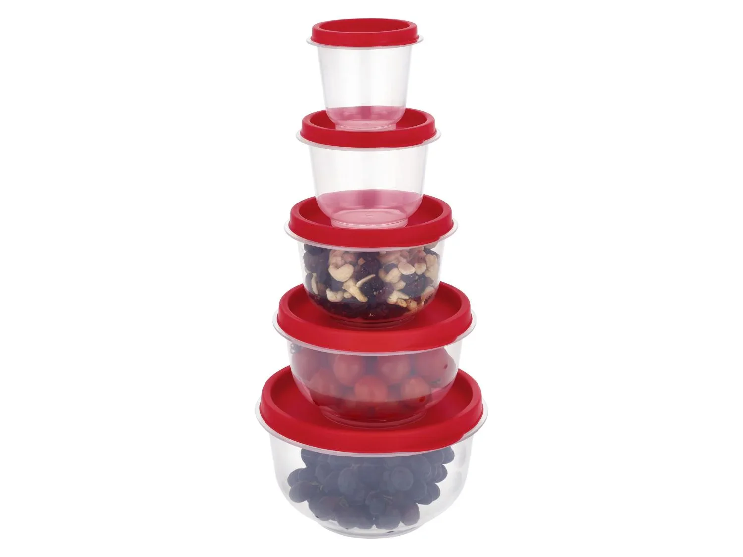 SILVERCREST Set de 5 botes de conservation