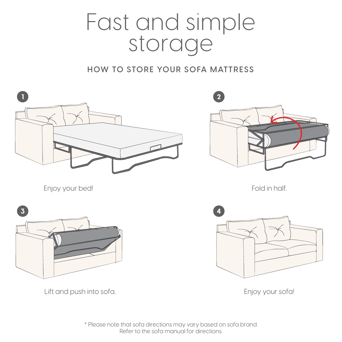 4 5 Inch Memory Foam Replacement Mattress for Full Size Sleeper Sofa and Couch Beds (Sofa Not Included) Full Image 6