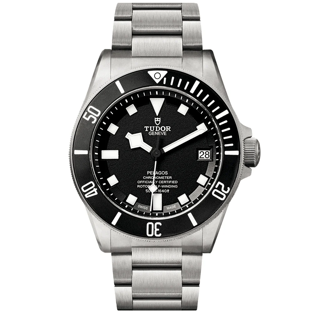 【Super Clone】TUDOR Pelagos 42mm Black Dial & Ceramic Bezel Men's Titanium Automatic Watch M25600TN-0001