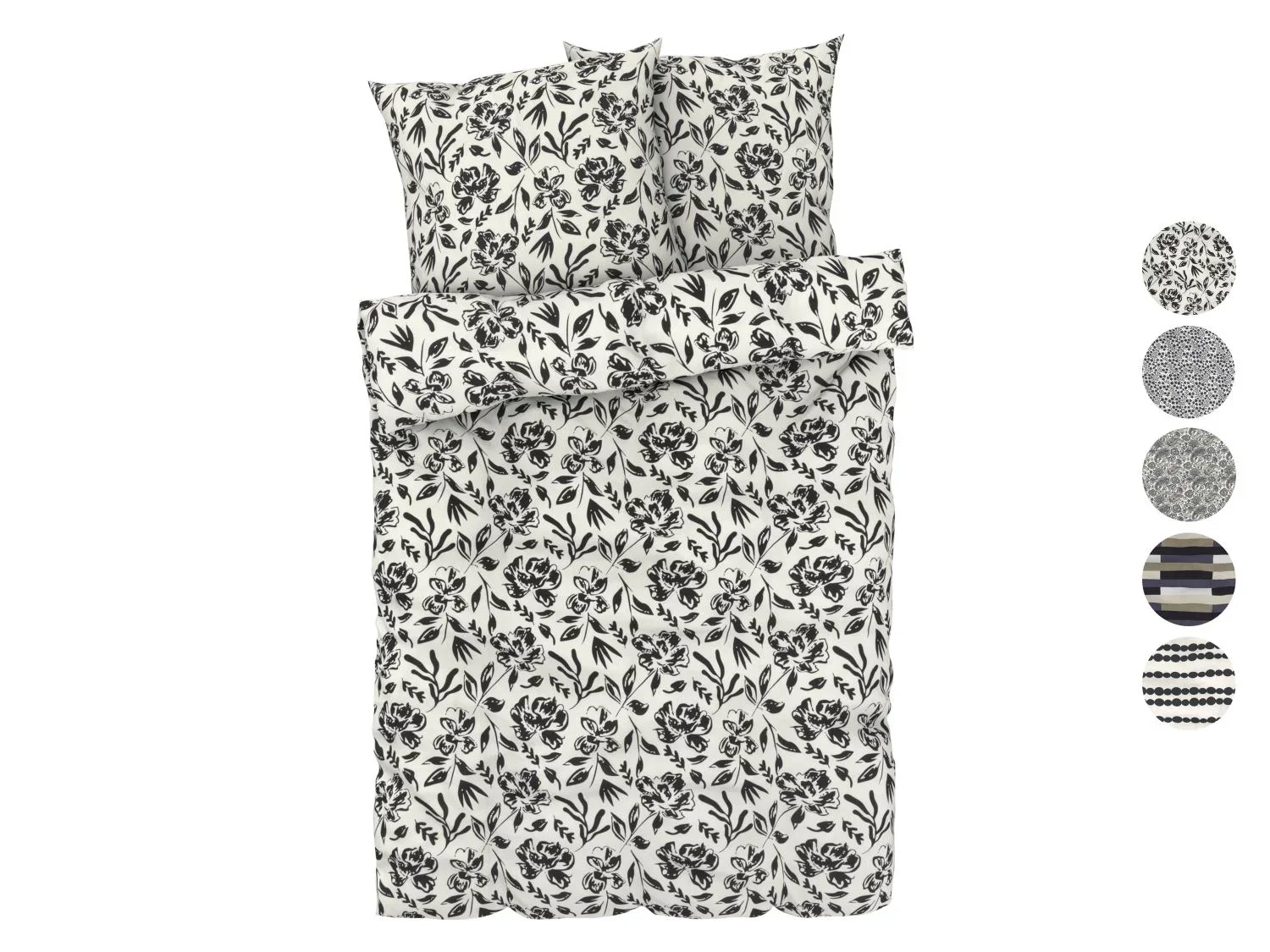 LIVARNO home Parure de lit en satin microfibre, 260 x 240 cm