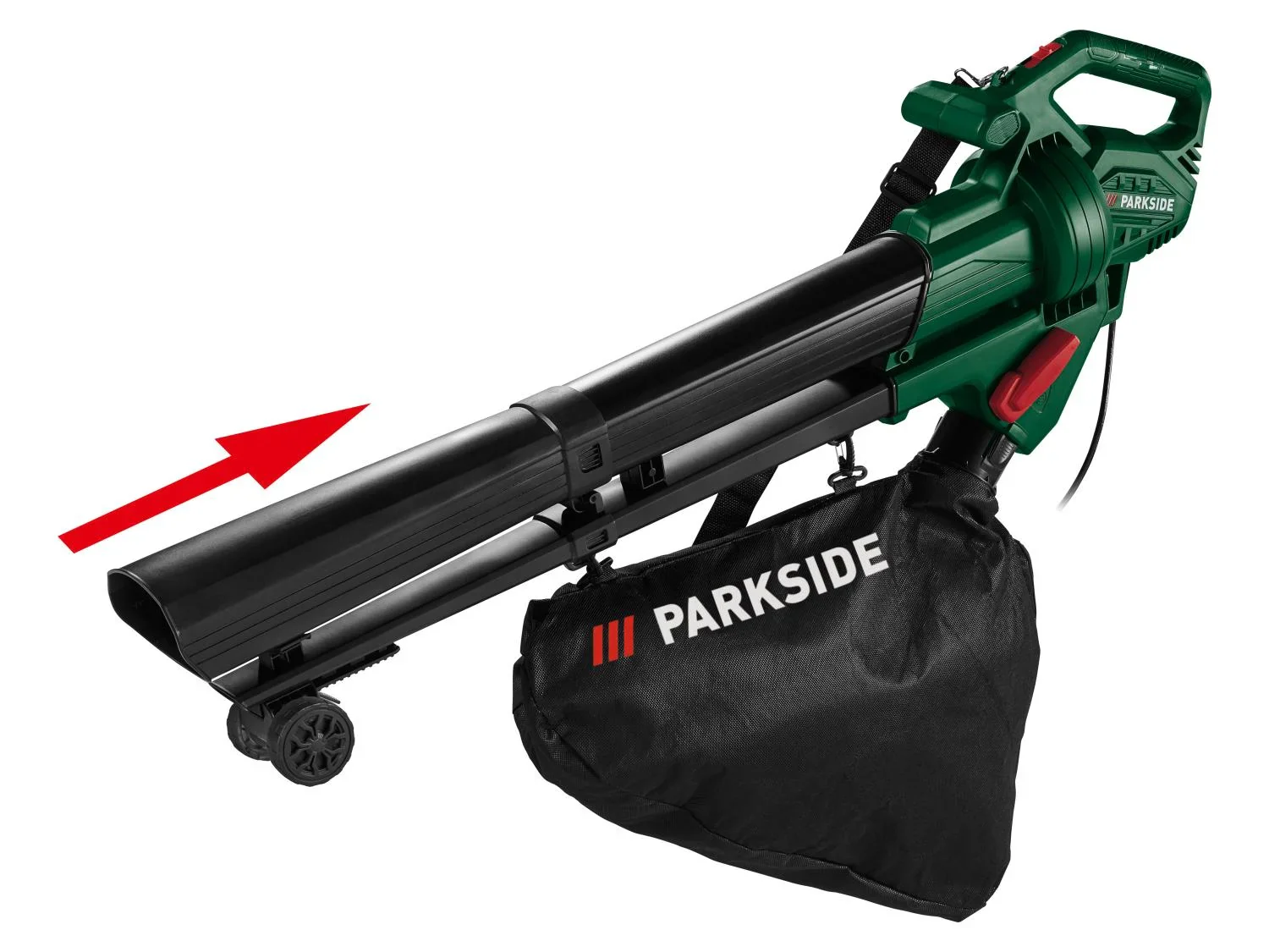PARKSIDE Aspirateur souffleur broyeur lectrique PELSB 2600 A1, 270 km/h, 2600 W