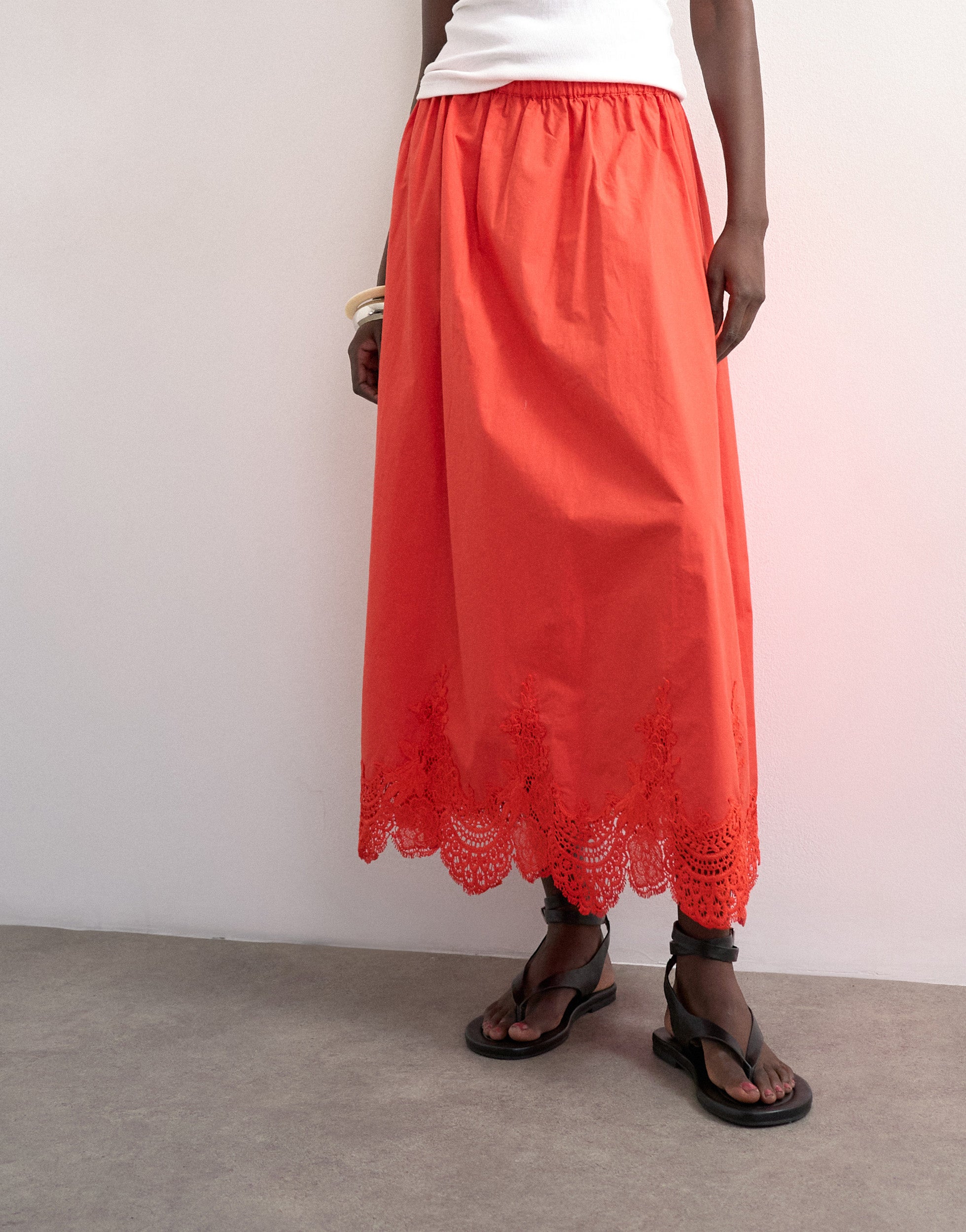 VERO MODA® TSLINA Mid rise Long skirt