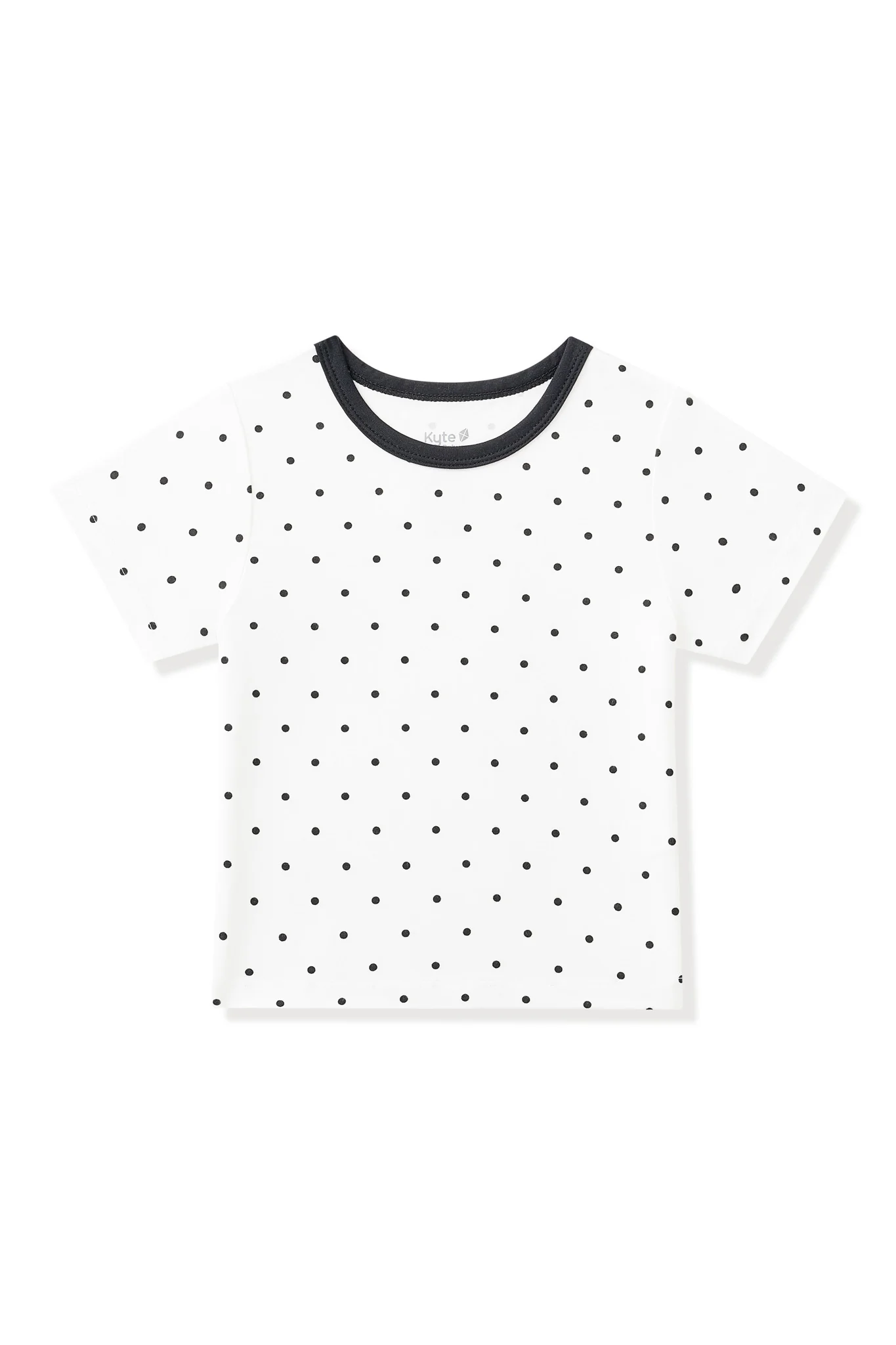 Toddler Basic Tee in Midnight Polka Dot