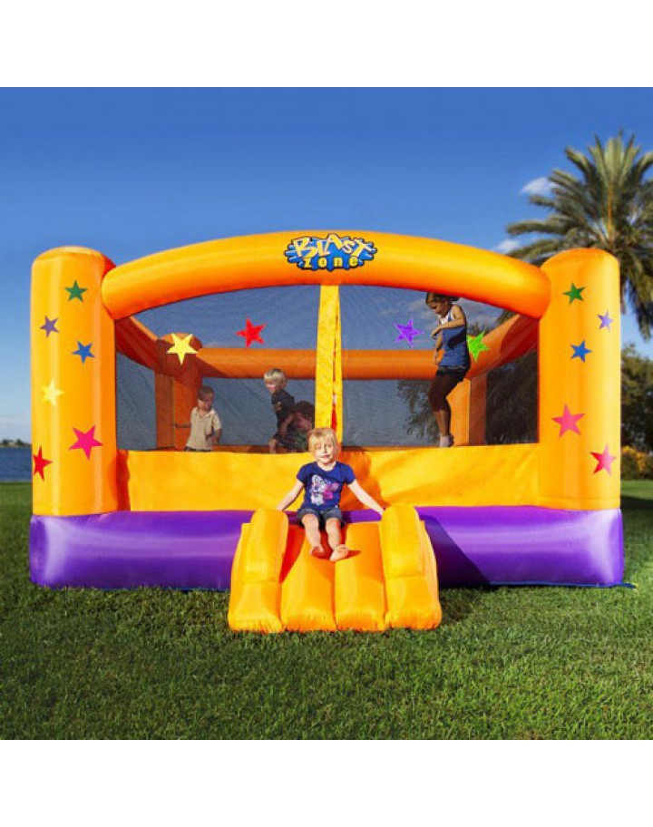 Château gonflable Superstar Party Moonwalk par Blast Zone