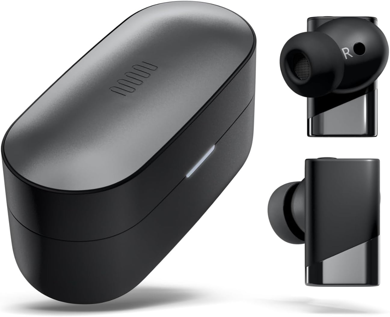 Status Pro X Wireless Earbuds  Triple Speaker Driver  Hi-Res Audio with LDAC  52dB ANC  6 Beamforming Mics with VoiceLoom AI for Clearest Calls