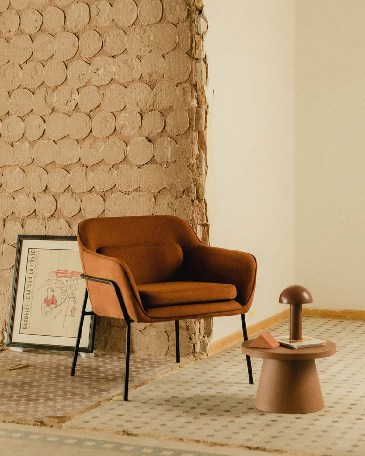 Neva - Pack 2 Sillones de Tela y Metal Neva
