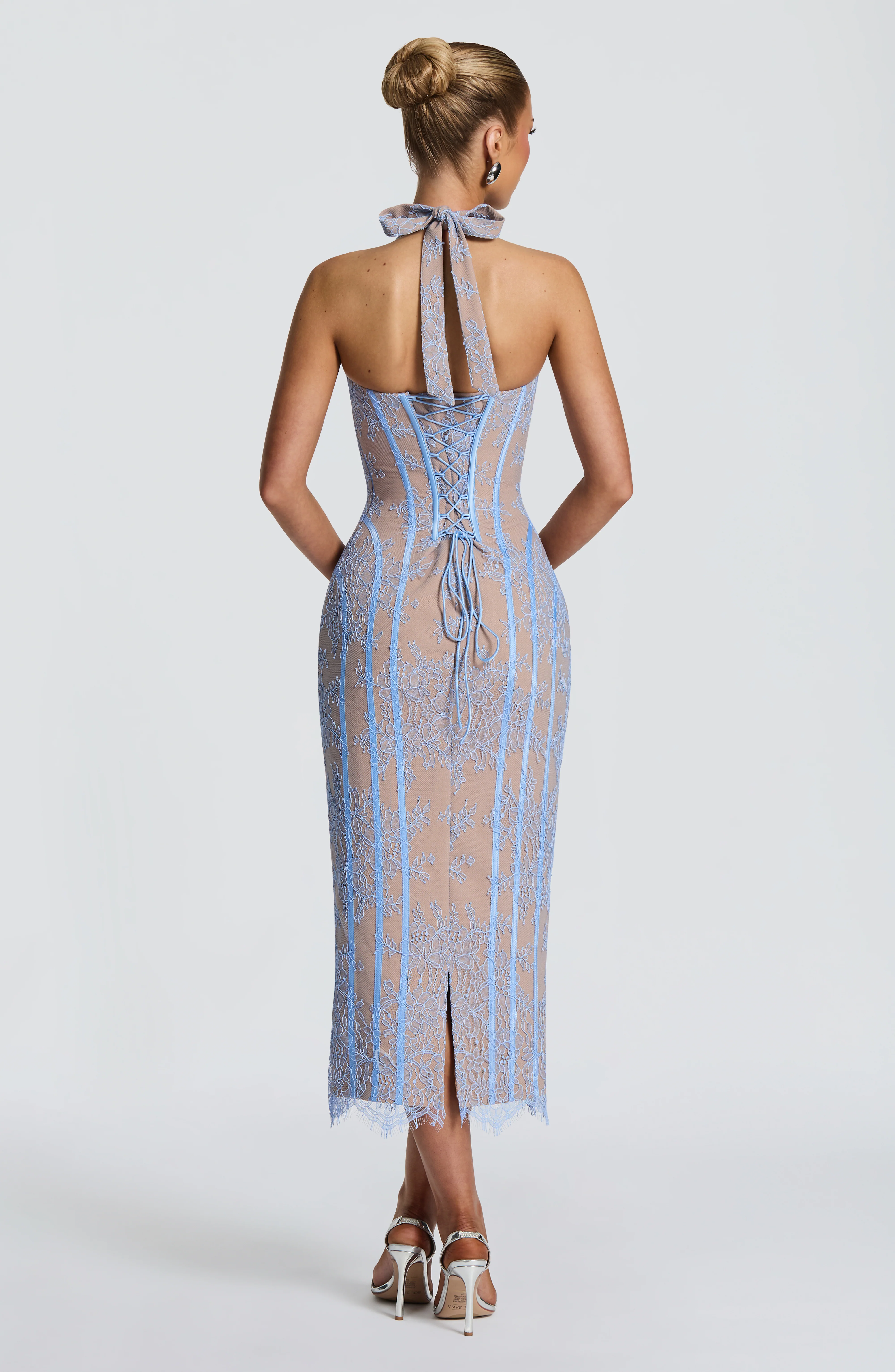 Rona Midi Dress - Powder Blue