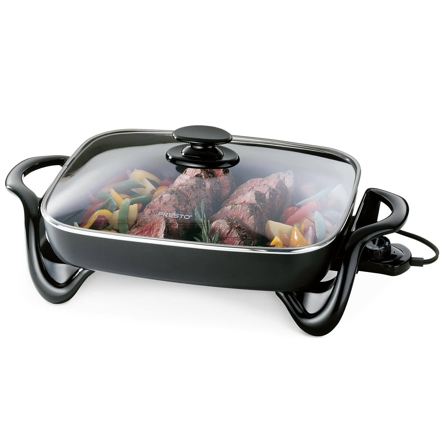 Presto 06852 16-inch Electric Skillet with Glass Cover