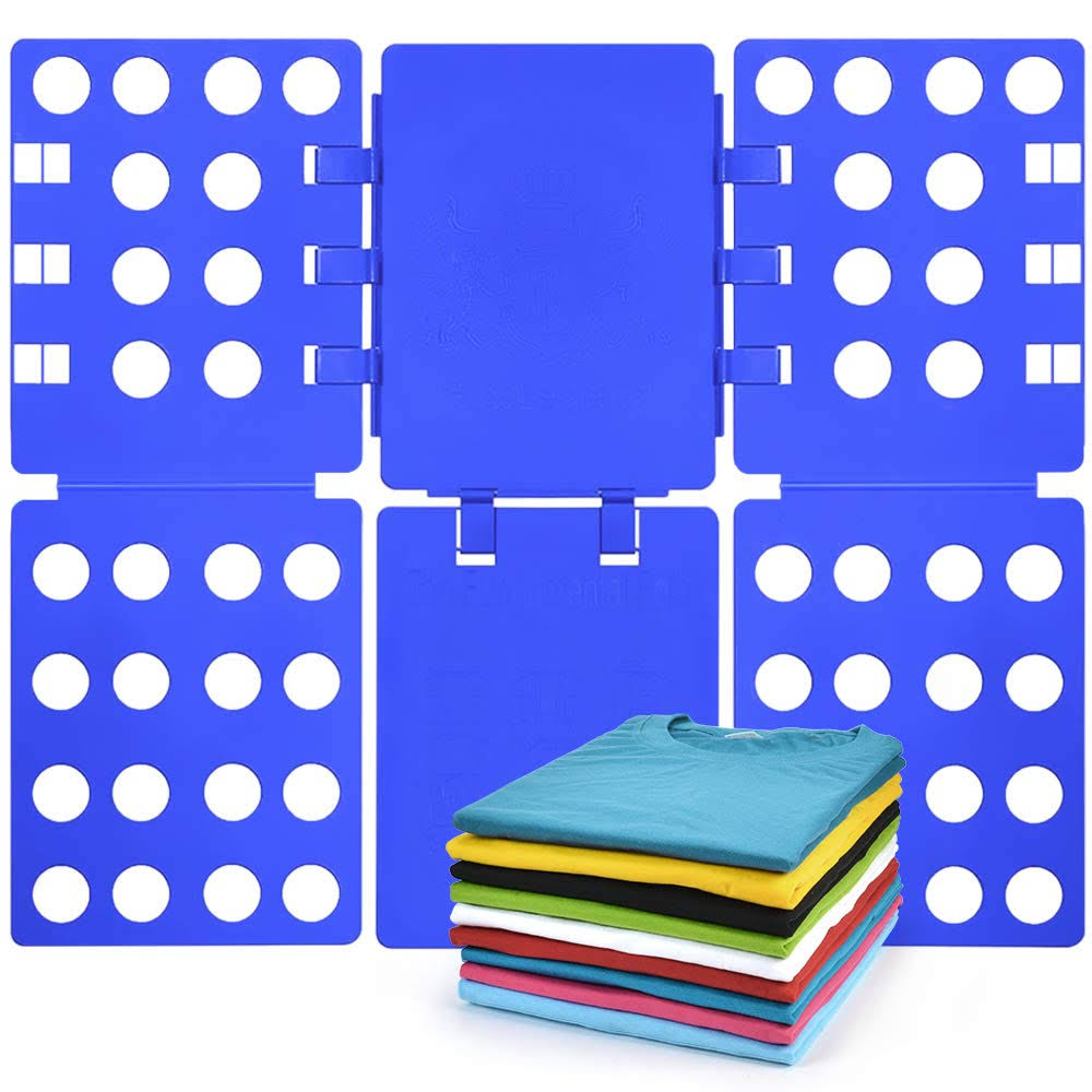 4th Generation Large Adult Springy Magic Clothes T-shirts Laundry Folder Organizer Flip Fold Fast Speed Folding Board - Now with Adjustable Buckle