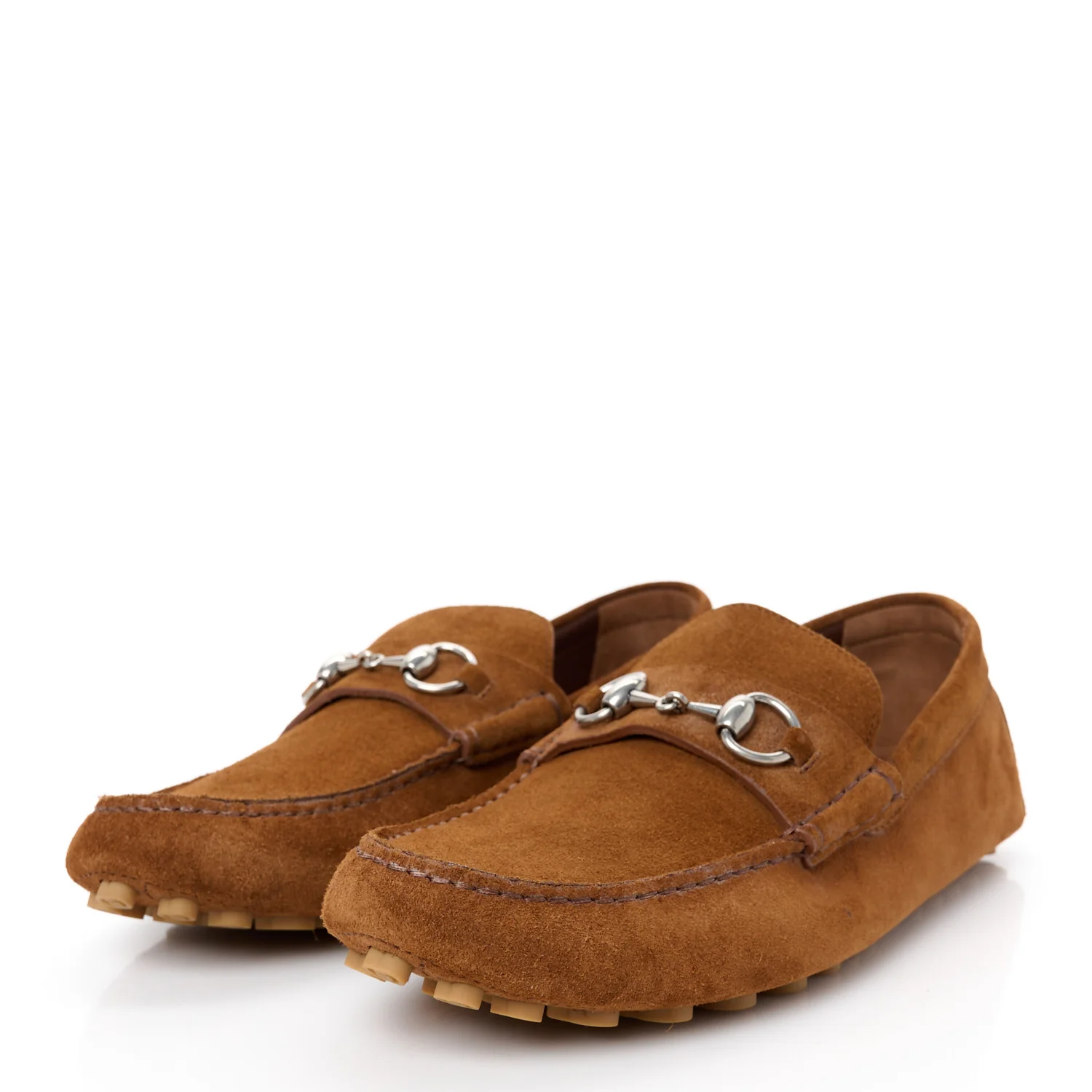 Suede Mens Horsebit Driver Loafers 9 Cuir