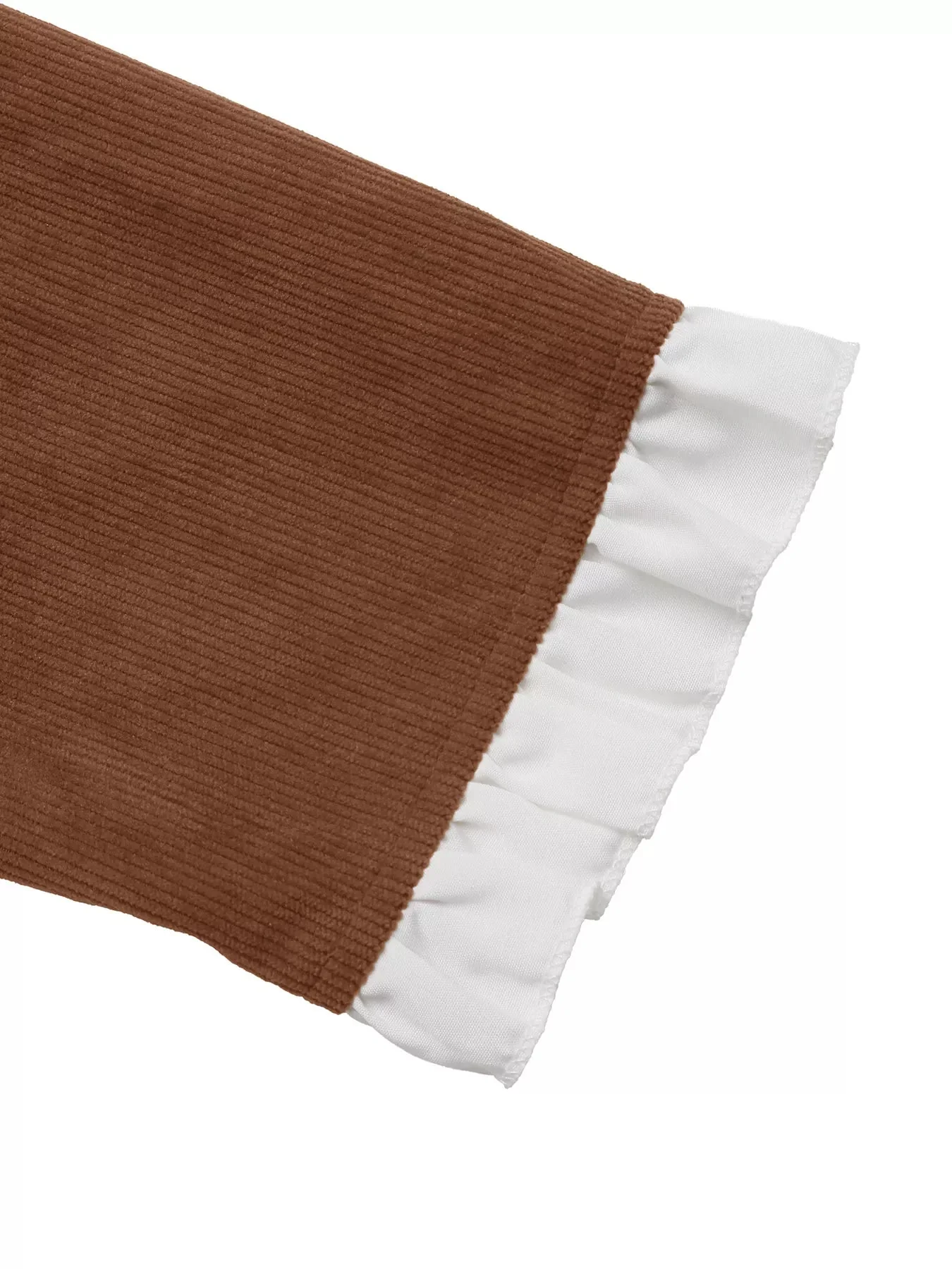 Robe mi-longue à manches longues avec boutons sur le devant