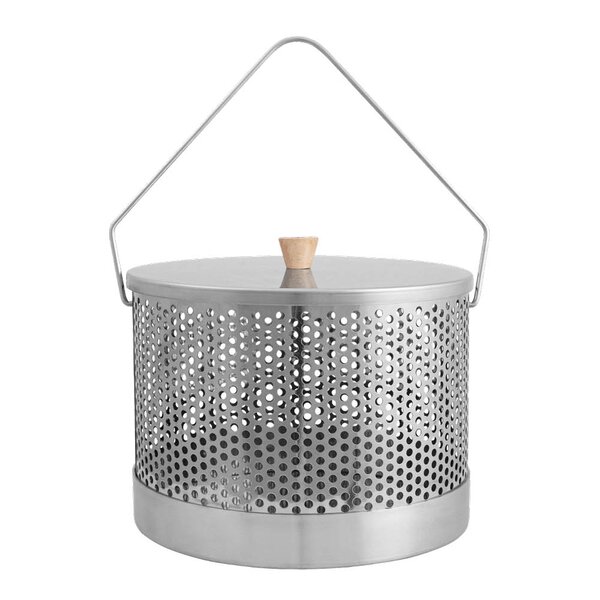 Popcorngryte 10L rustfritt stål