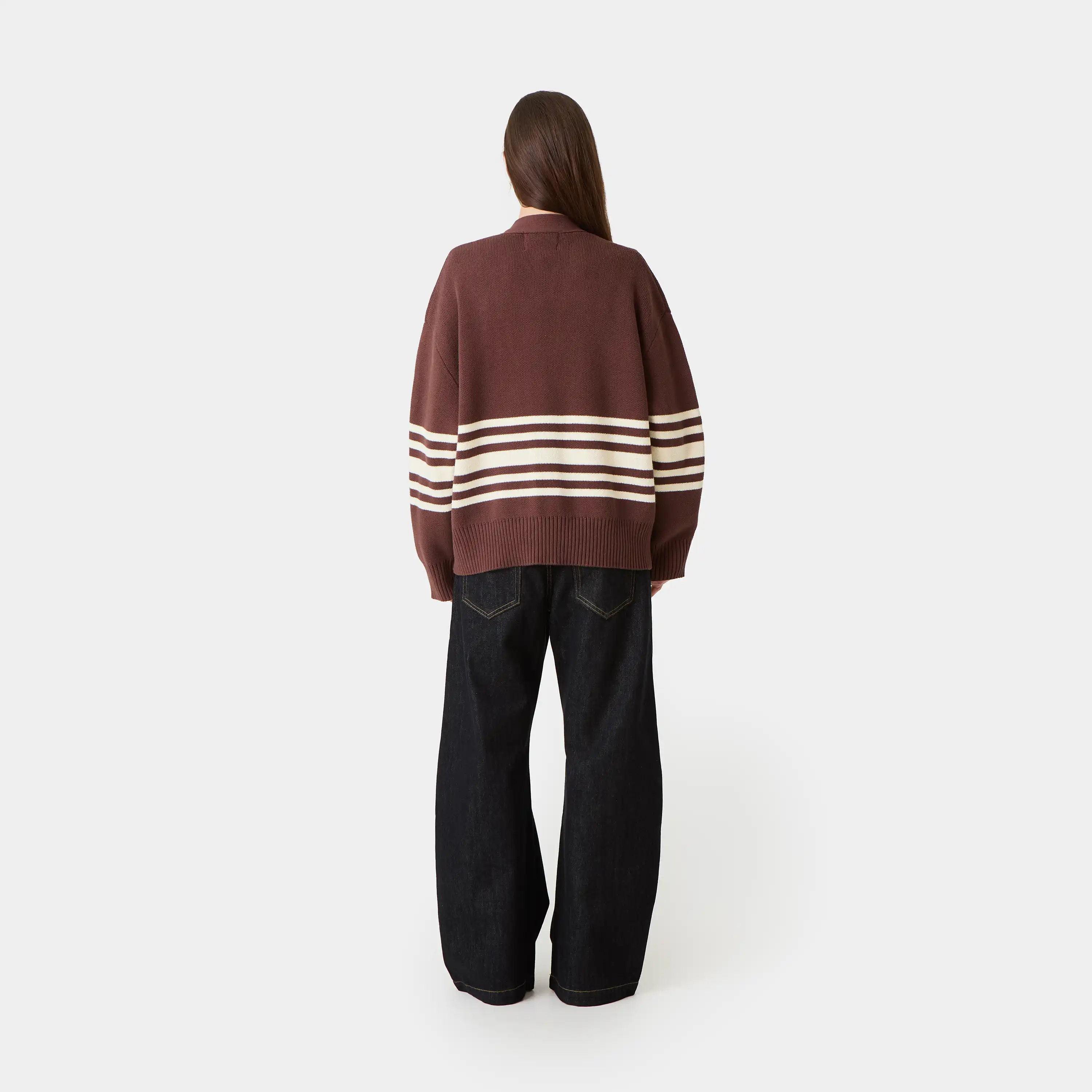 Pins Chocolate Cardigan