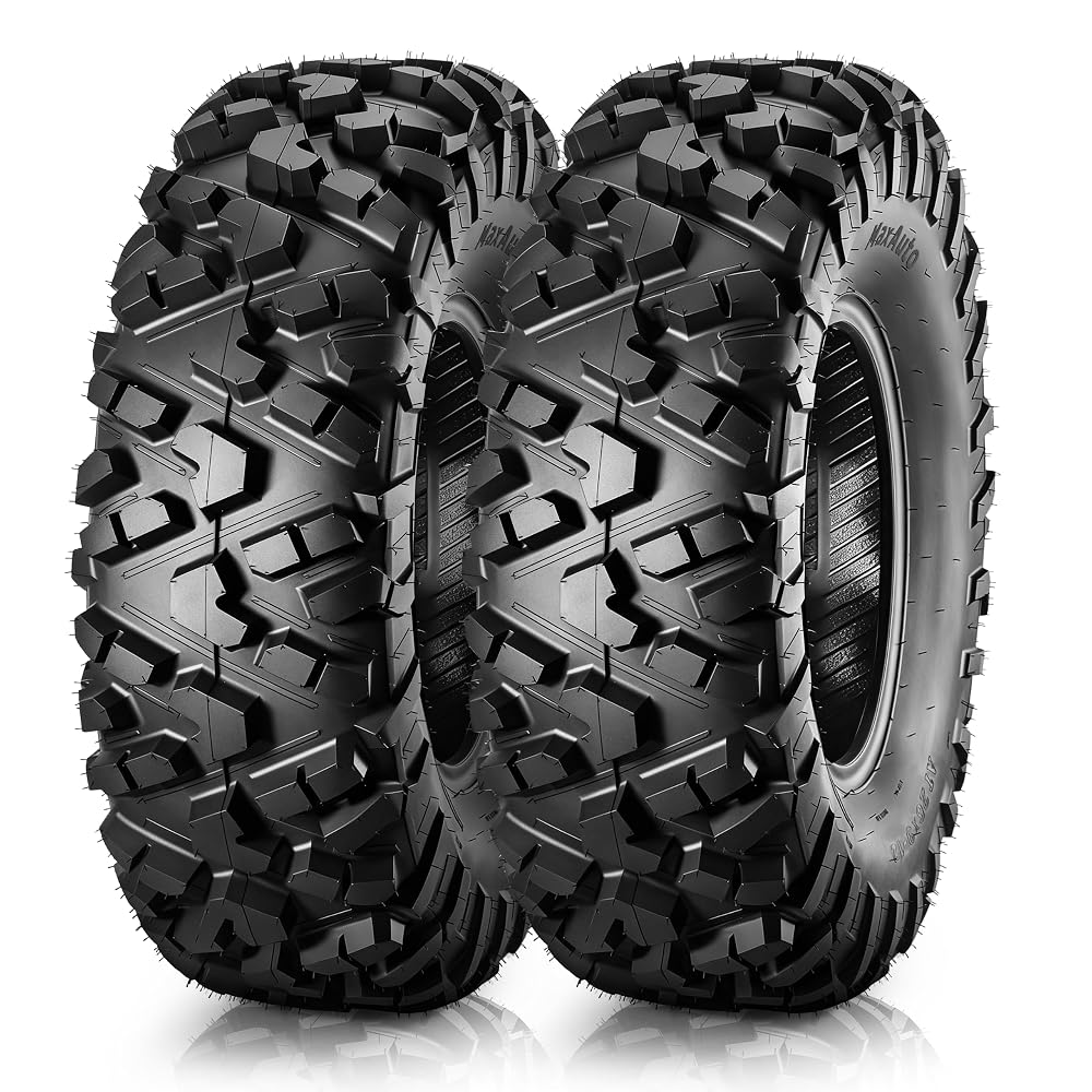 MaxAuto AT26x9-12 ATV UTV Tires for All Trail Tire, 6PR Tubeless, 2 Pack