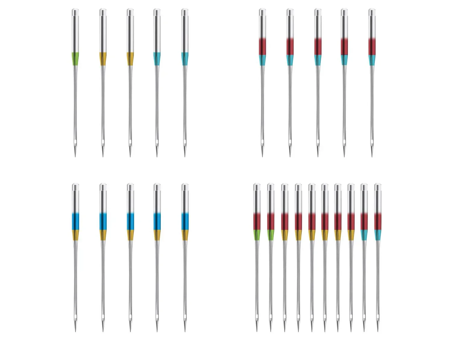 SINGER Lot de 4 aiguilles pour machine  coudre