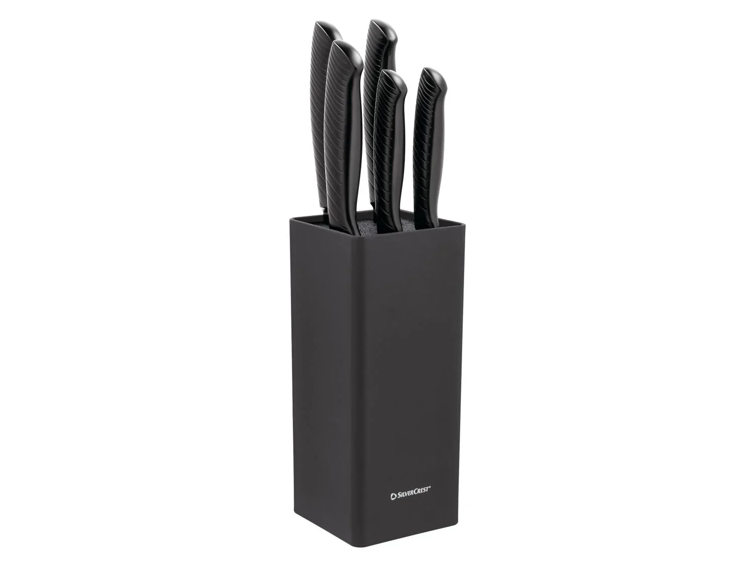 SILVERCREST Set de couteaux en acier inoxydable avec bloc de rangement
