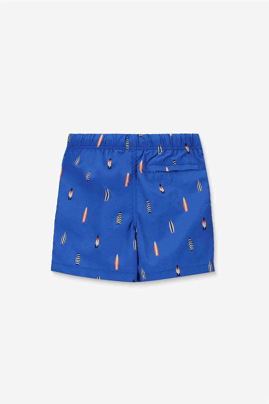 Shiwi blauwe zwembroek met surfbord print