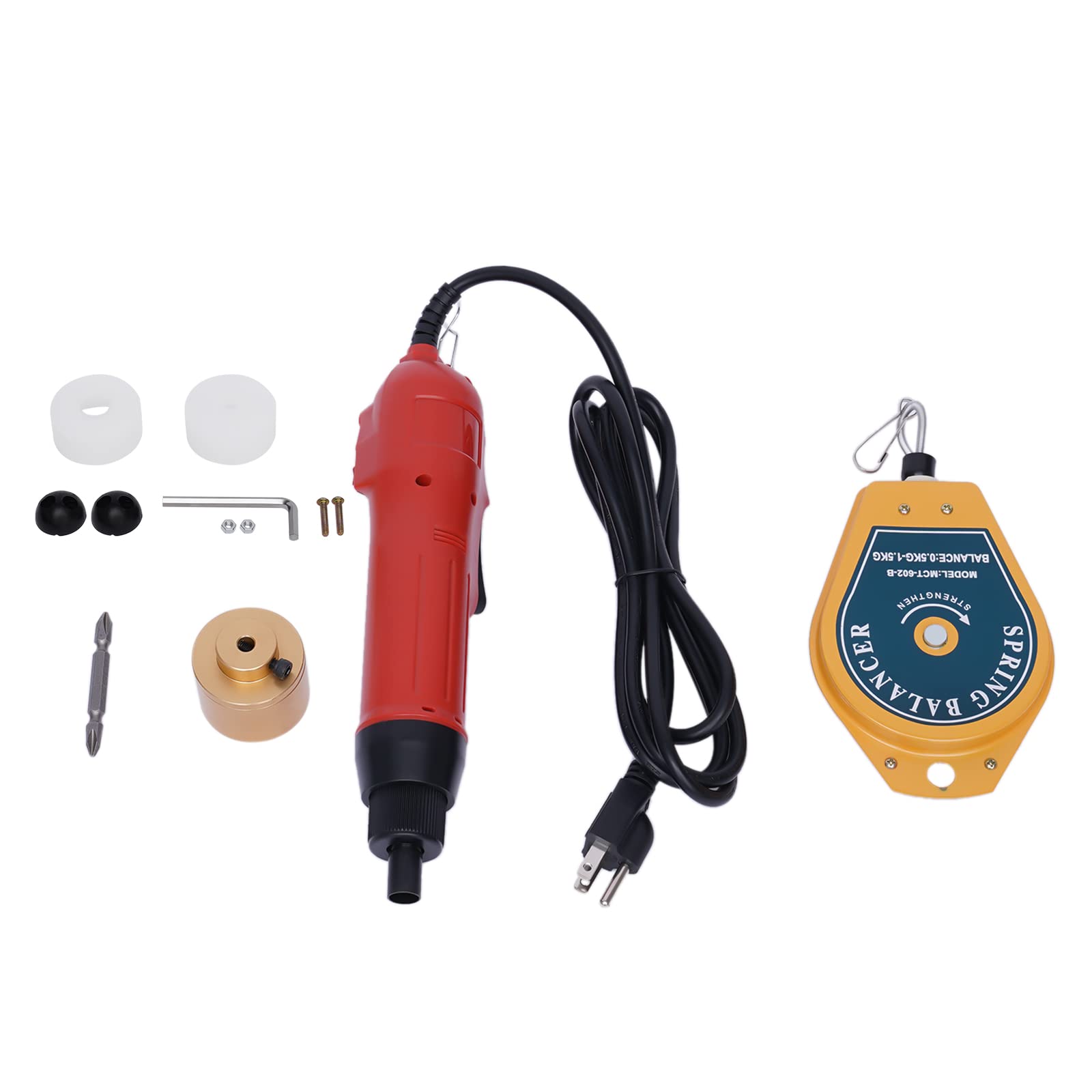Electric Bottle Capping Machine, Automatic Bottle Sealer Handheld Cap Tightener Bottling Machine 20-50 Bottles/Min Round Cap 10-30mm Durable Labor-Saving for Home Use