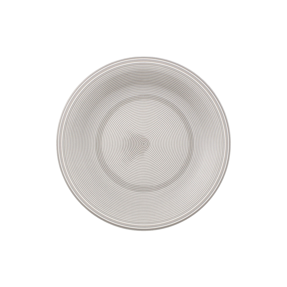 Color Loop Salad/ Dessert Plate - Grey, 8.4'', Premium Porcelain