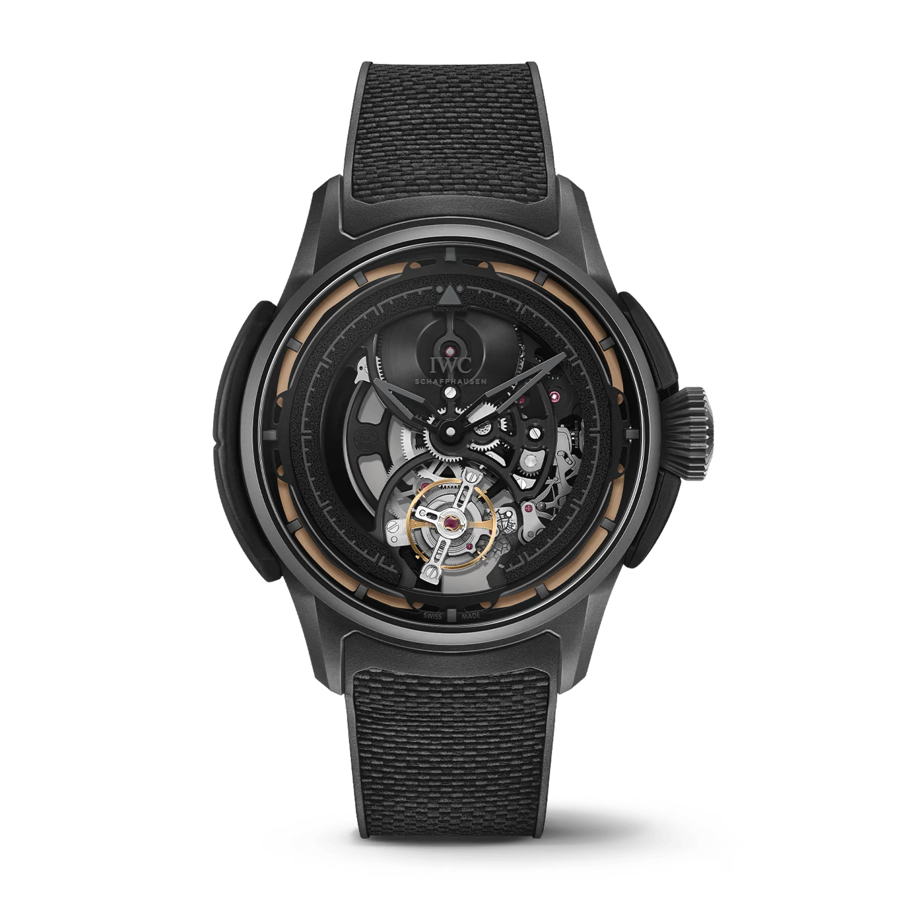 【Super Clone】IWC Big Pilot's Watch Shock Absorber Tourbillon Skeleton 44mm IW357701