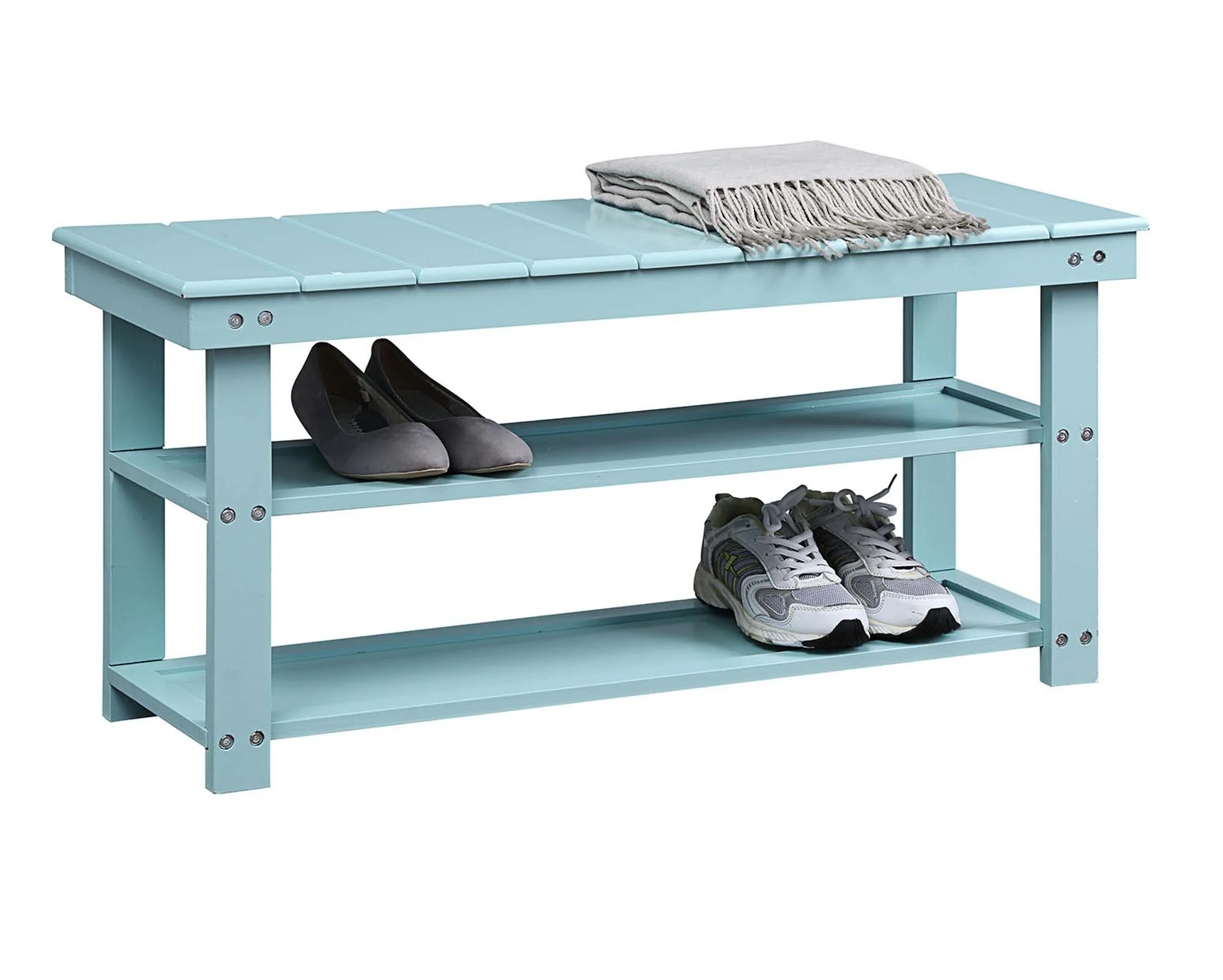 Convenience Concepts Oxford Utility Mudroom Bench(Sea Foam)