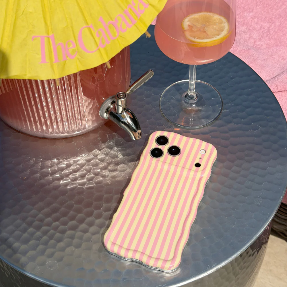 Wavy Phone Case - Pink Lemonade