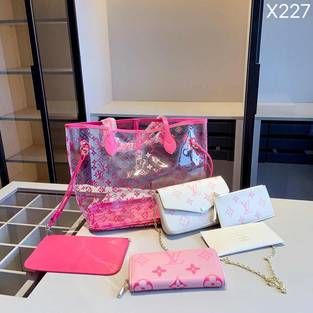 【ルイヴィトン】6点セット☆可愛さ100％！ピンクジェリーシリーズバッグ｜インナーバッグ付き♪