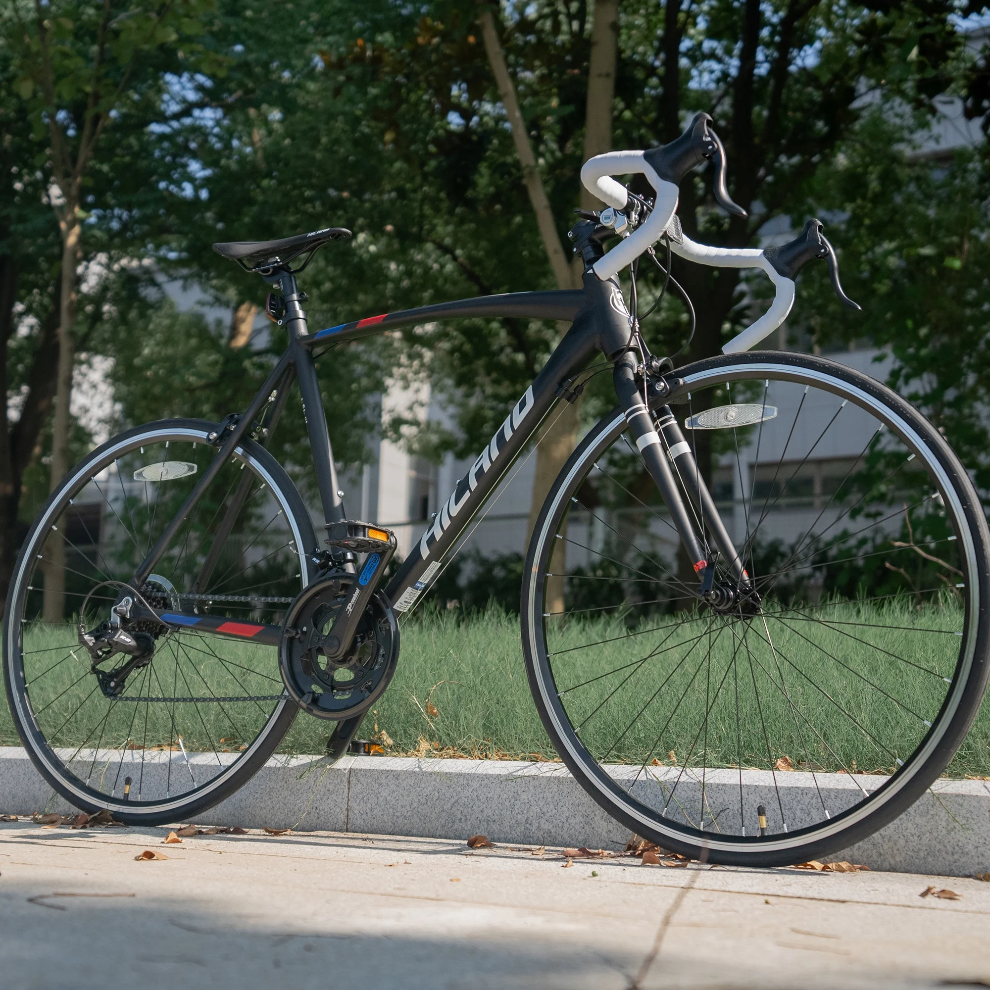 Road Bike, 14 Speeds,Light Weight Aluminum Frame,700C Racing Bike for Men(L/Black) - Image 9