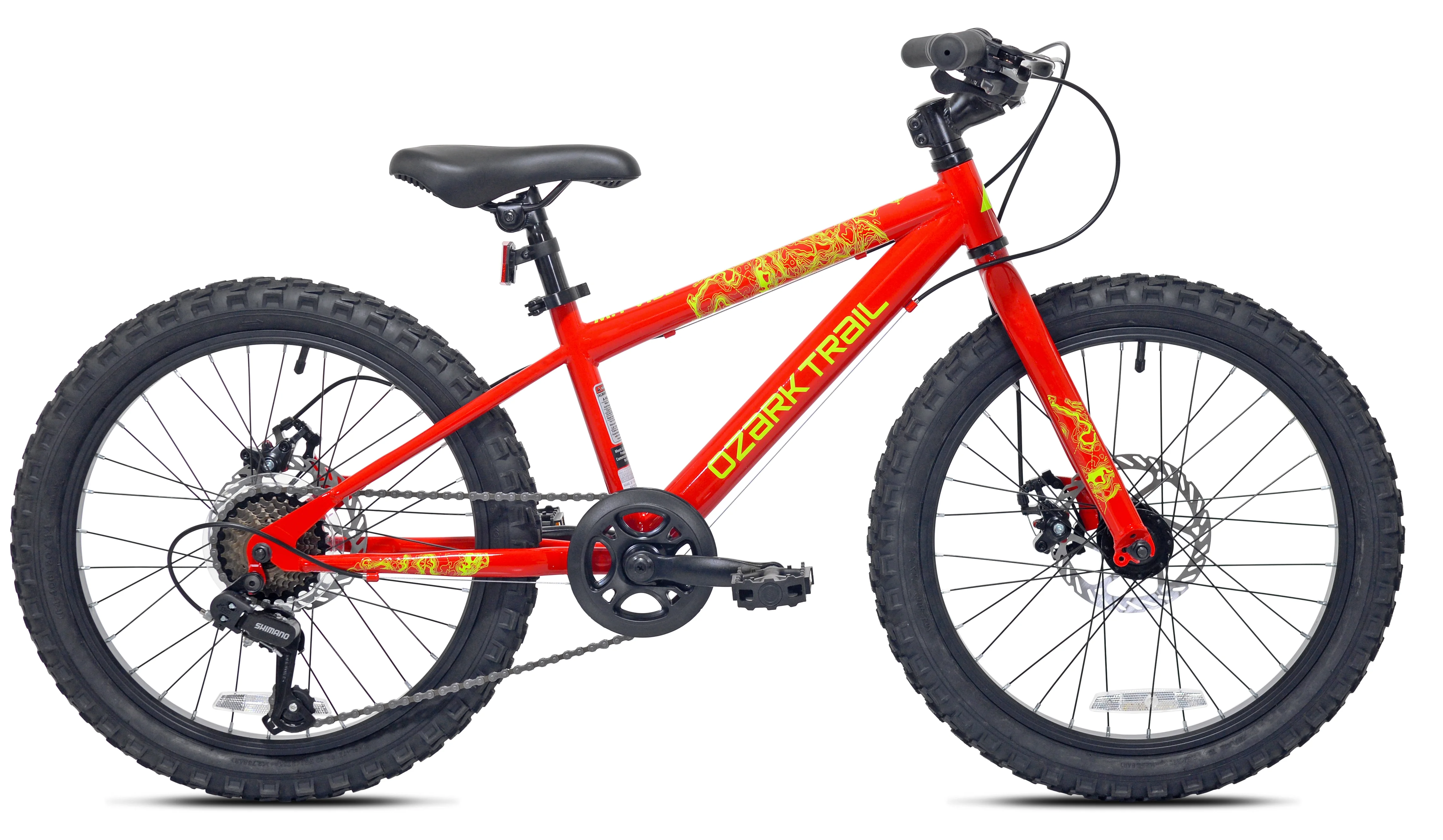 20" Vibe Mountain Bike, 7 Speed, Fits Rider 3'11"-4'4", Red, Child/Tween/Teen, Unisex - Image 6