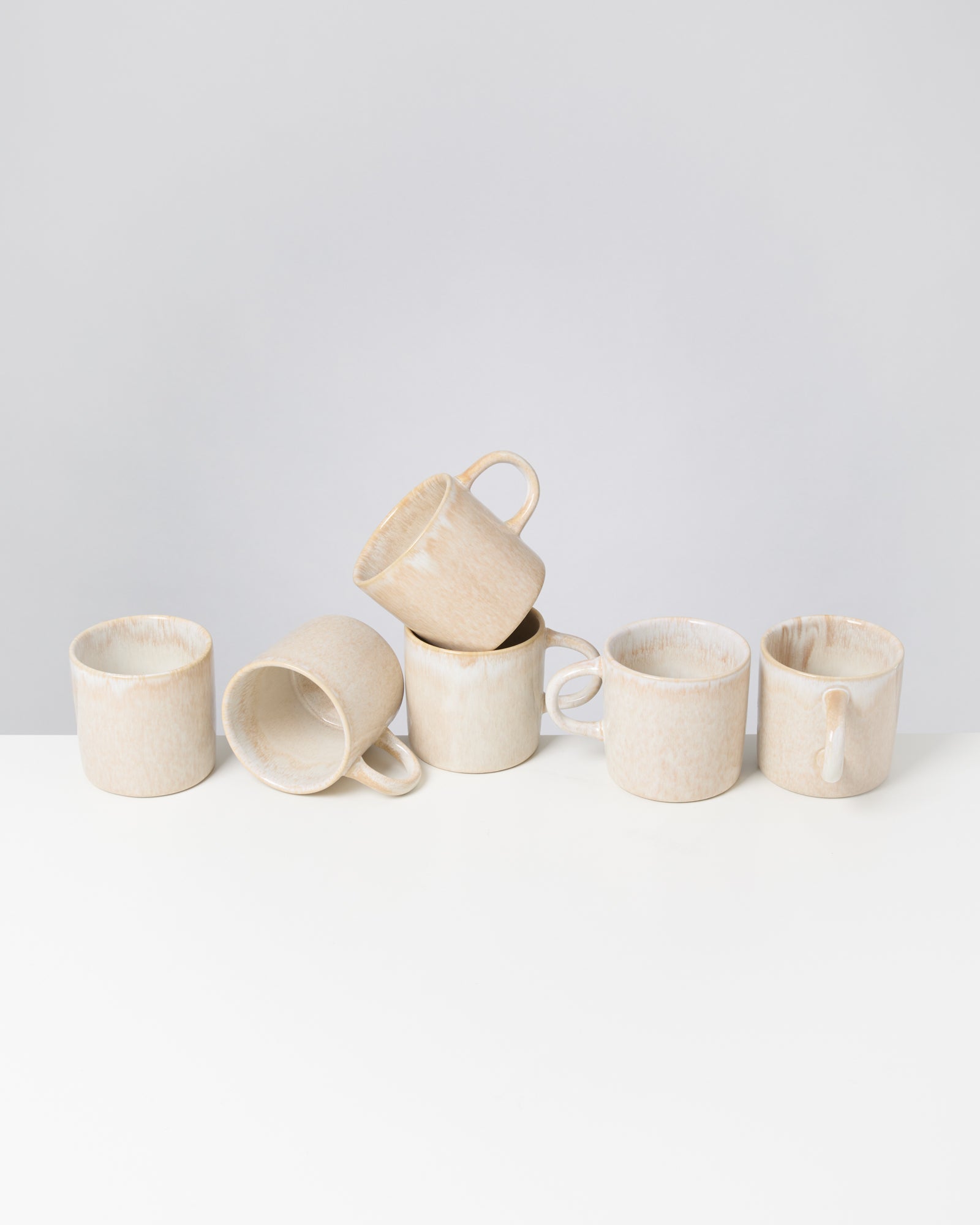 CORDOAMA - LARGE MUG CLASSIC SAND SET OF 6