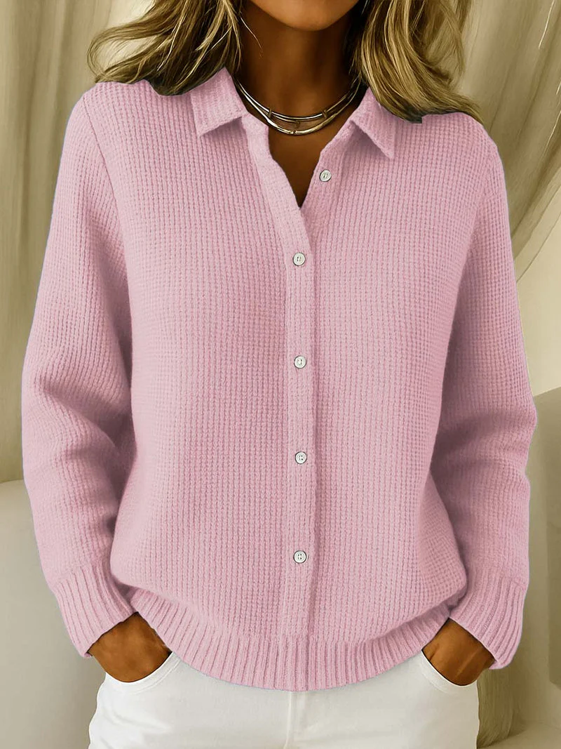 Blouse en maille côtelée douce